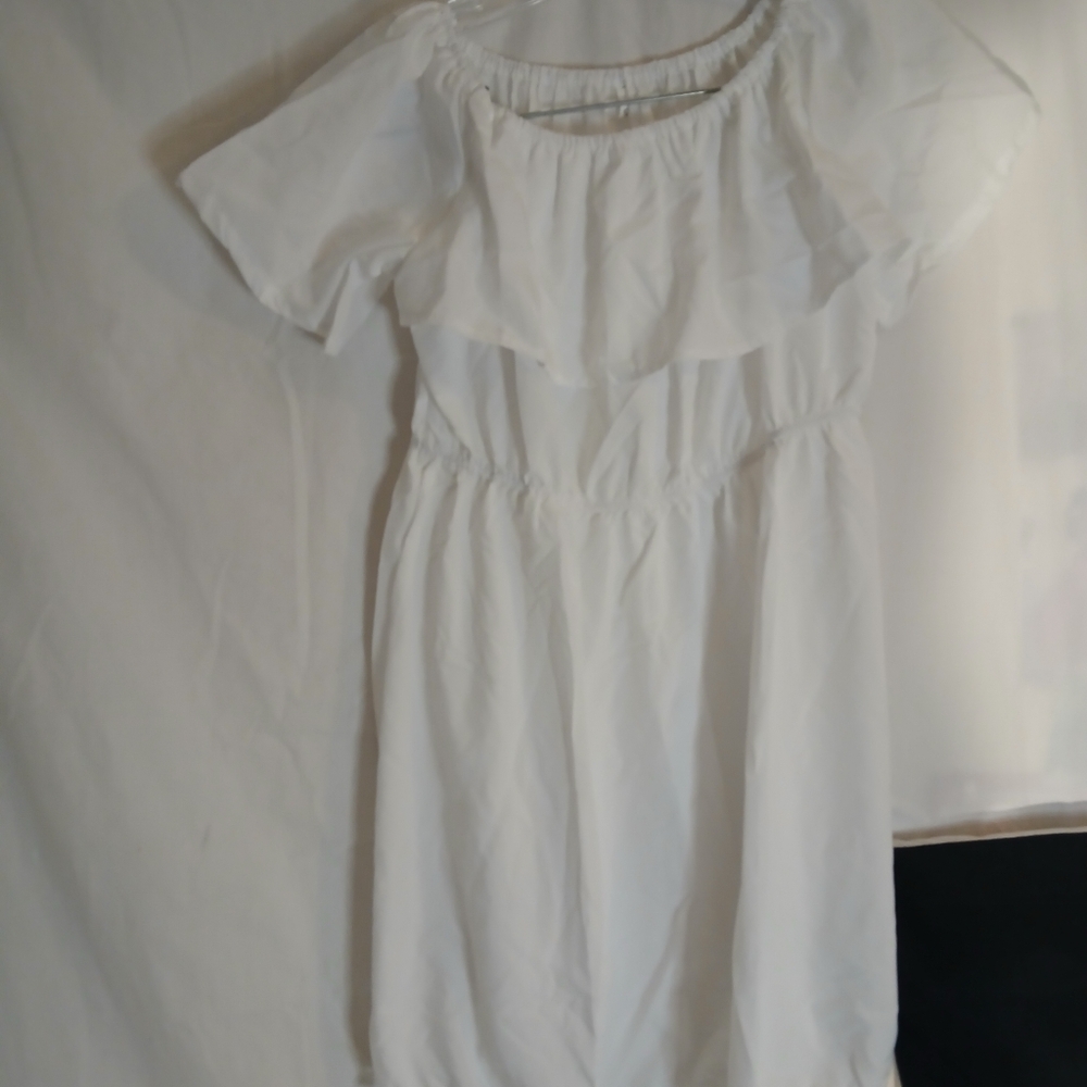 White tassel dress